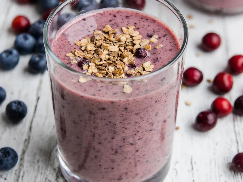 Berry Soymilk Smoothie