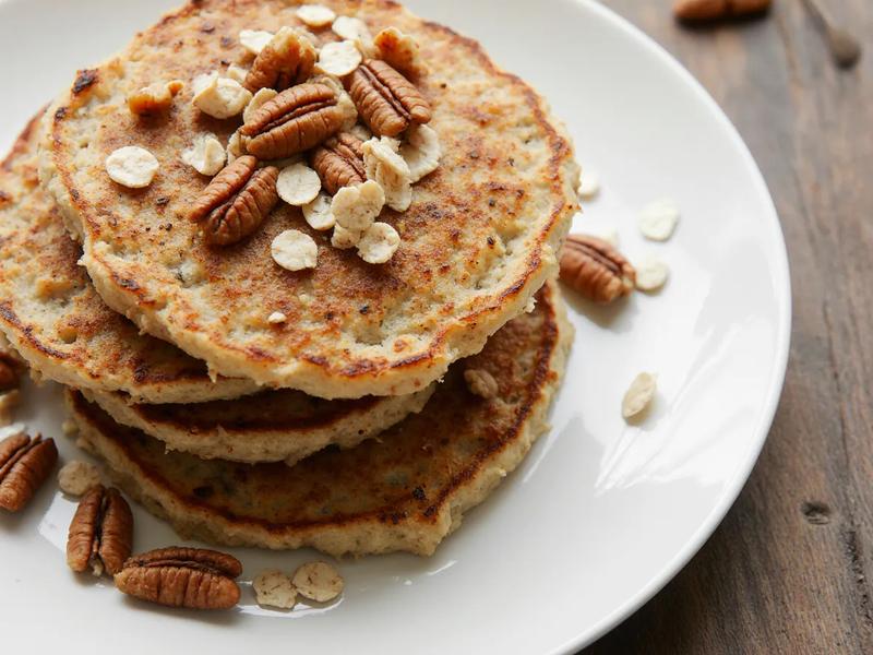 Vegan Oatmeal Pancakes