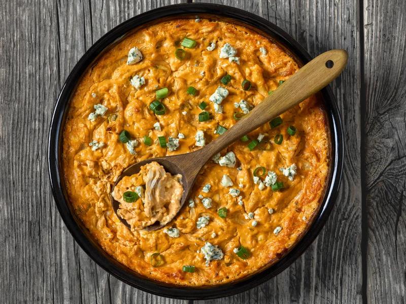 Keto Buffalo Chicken Casserole
