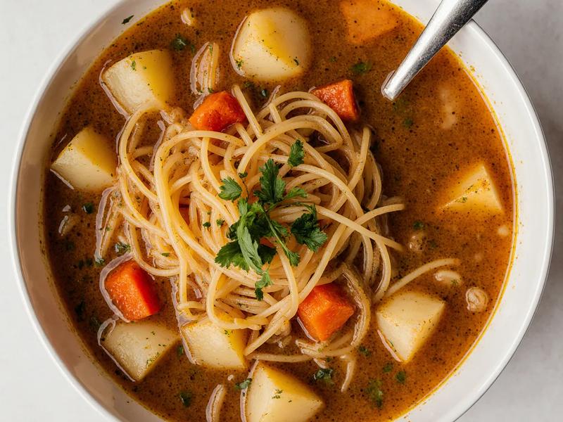 Potato Spaghetti Soup