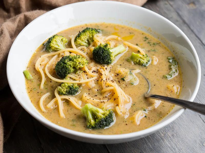 Broccoli Spaghetti Soup