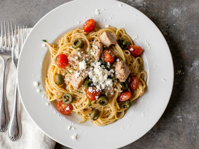 Greek Chicken Pasta