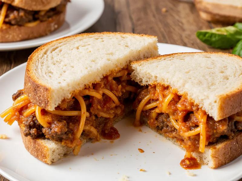 Spaghetti Sandwiches
