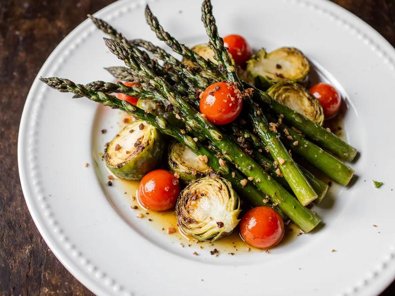 Garlic & Lemon Roasted Vegetables