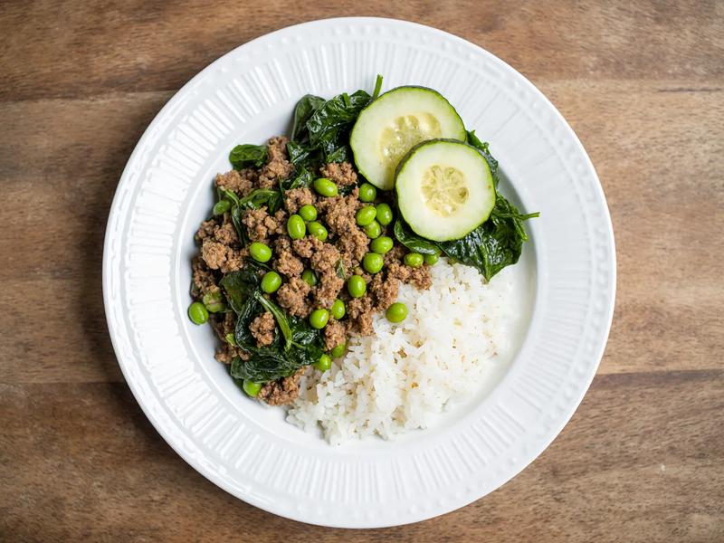 Ground Turkey Rice Bowl