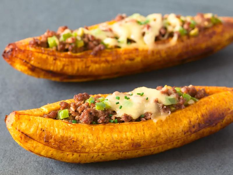 Sweet Plantain Canoes