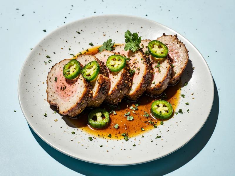 Pineapple-Glazed Pork with Chiles and Lime