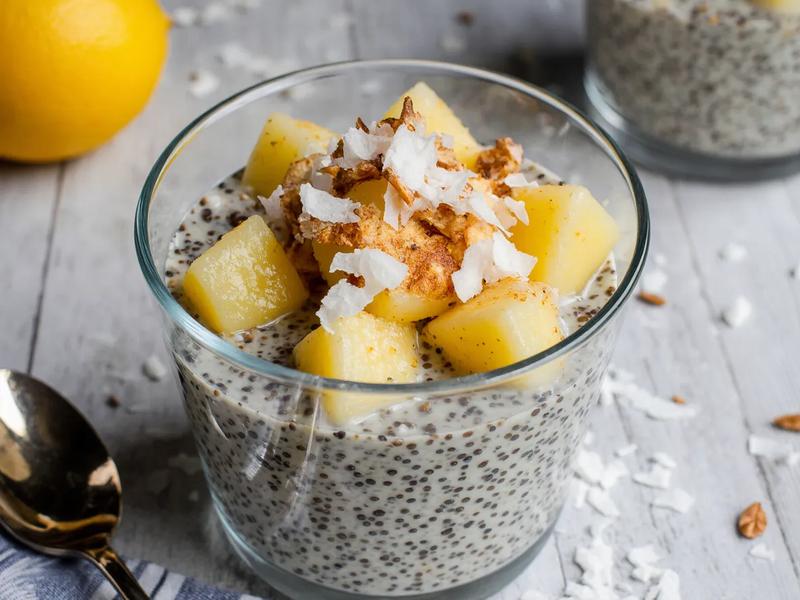 Pina Colada Chia Pudding