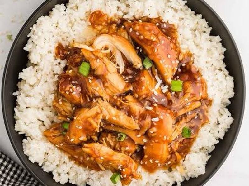 Rice bowl with chicken