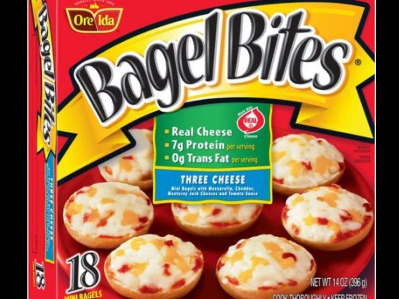 Three Cheese Mini Bagels