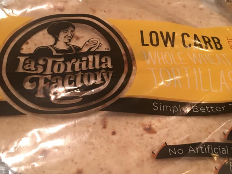 Low Carb Whole Wheat Tortillas 10 ct Bag
