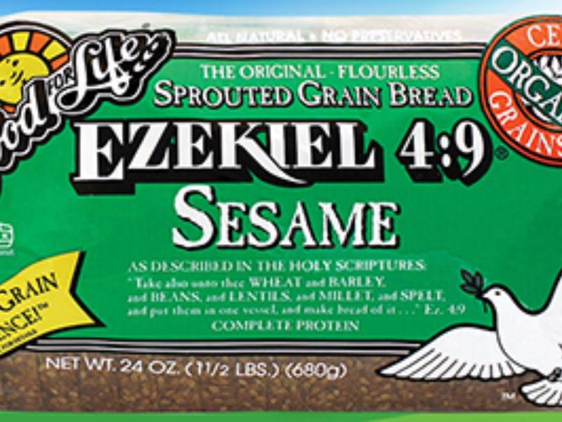 Sesame Sprouted Grain Ezekiel 4:9 Bread