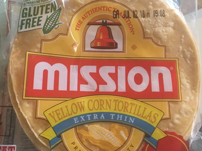 Yellow Corn Tortilla