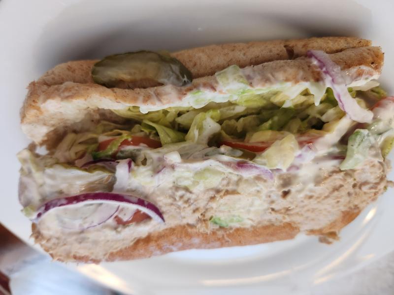 Tuna Sub (6") on Wheat Bread