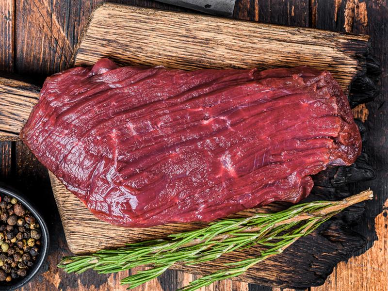 Ostrich inside strip