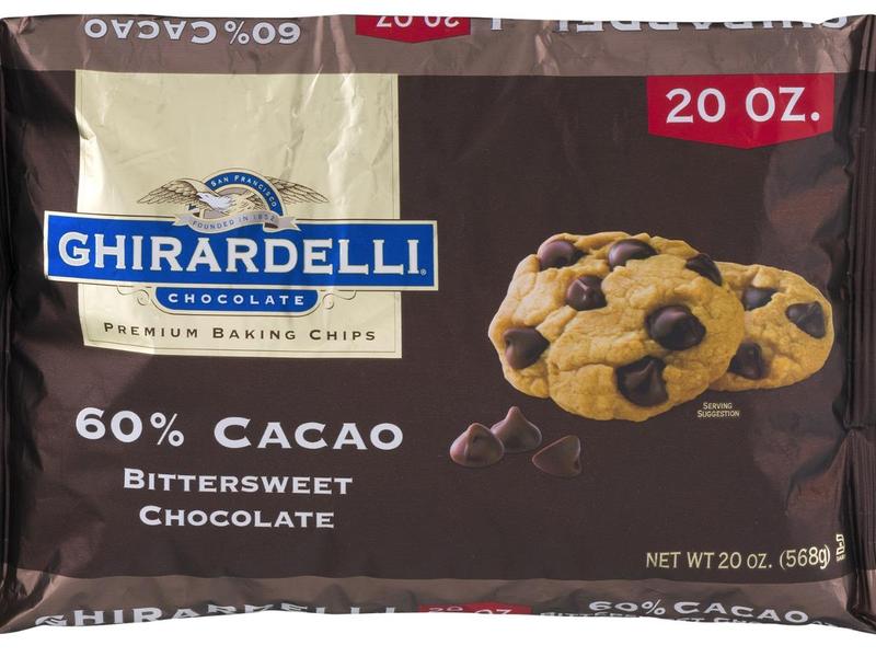Chocolate 60% Cacao Bittersweet Chocolate Baking Chips