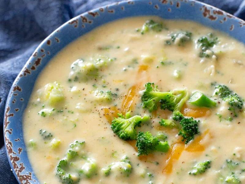 Broccoli cheese soup