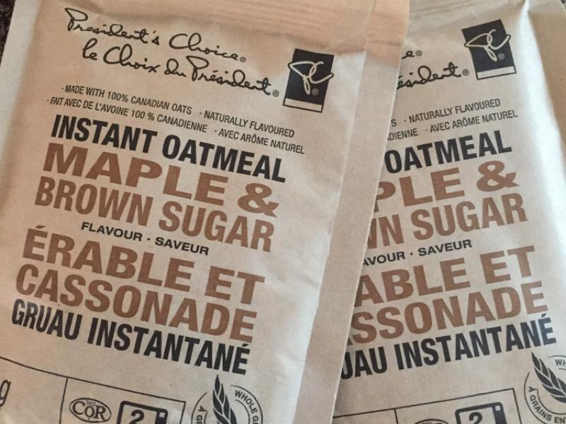Instant Oatmeal Maple & Brown Sugar