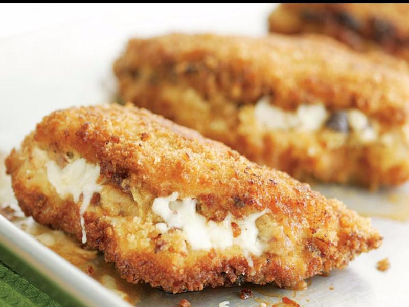 Cheesy Roasted Chicken Cutlets with Bread Crumbs