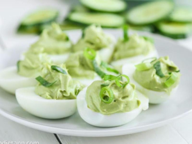 Avocado & Egg Fat Bombs and Deviled Eggs