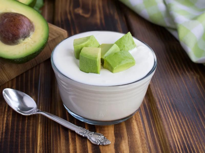 Avocado Yogurt Snack