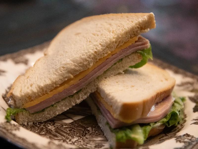 Turkey, Cheddar, and Mustard Sandwich