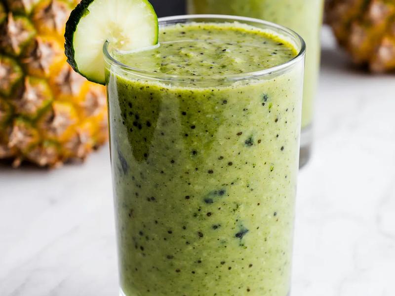 Cucumber Pineapple Smoothie