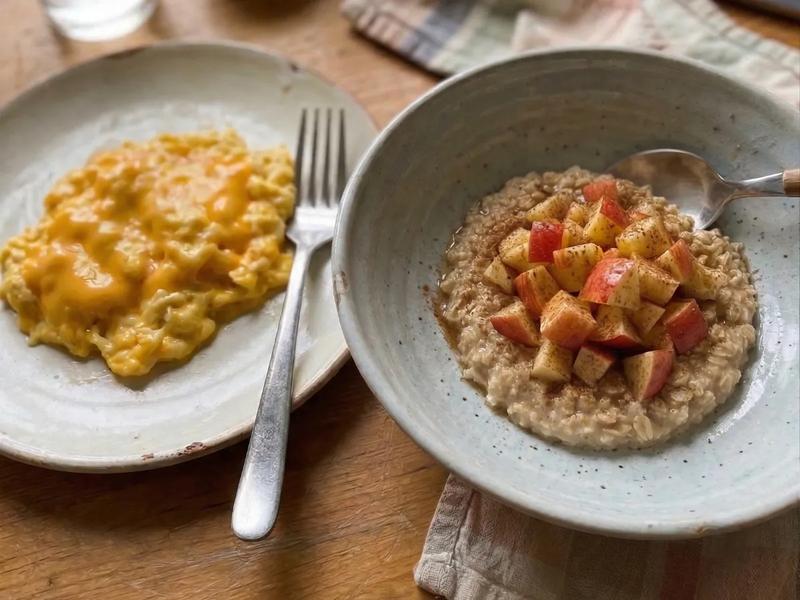 Eggs and Oatmeal
