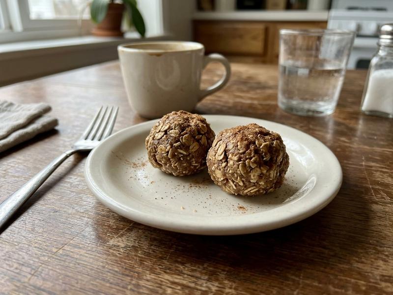 Cinnamon Oatmeal Protein Bites