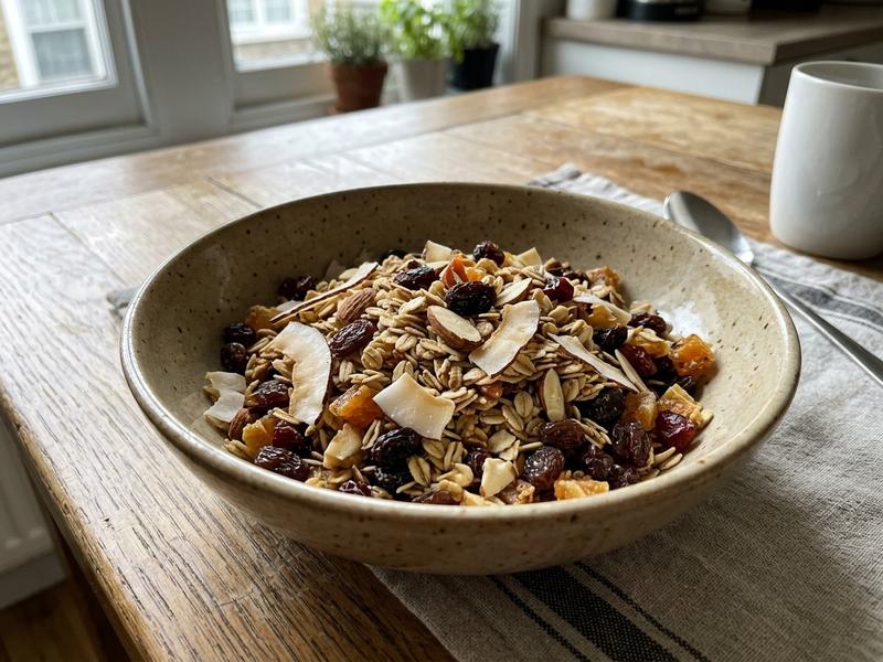 Dried Fruit and Almond Granola