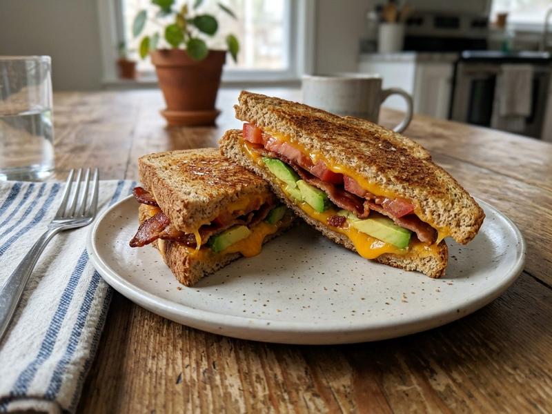 Bacon Avocado Grilled Cheese