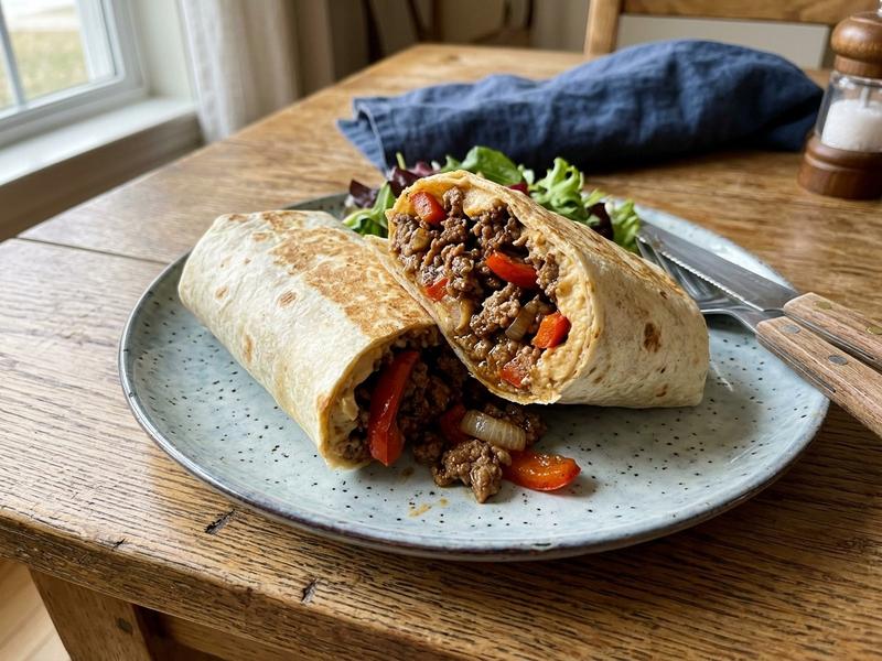 Hummus "Philly Cheese" Wrap
