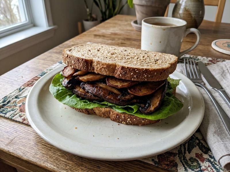 Mushroom Supreme Vegan Sandwich