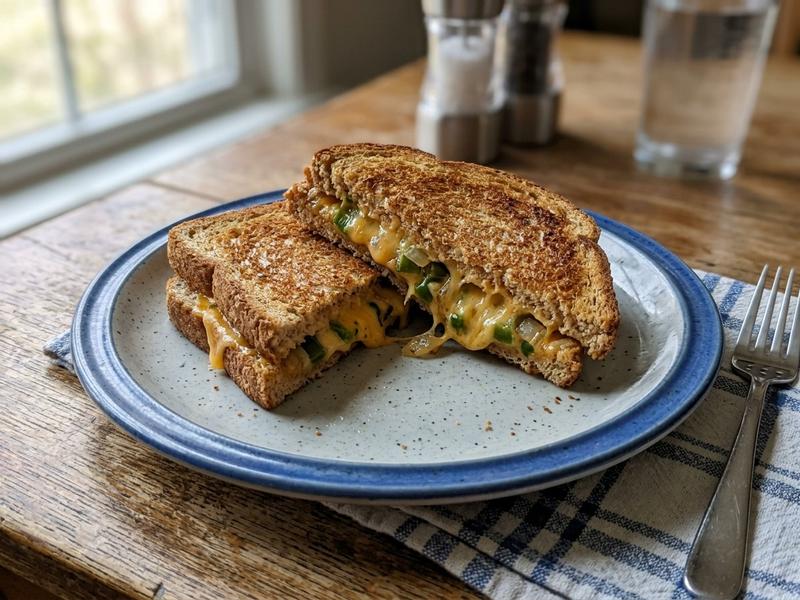 Toasted Chili Pepper Cheese Sandwich