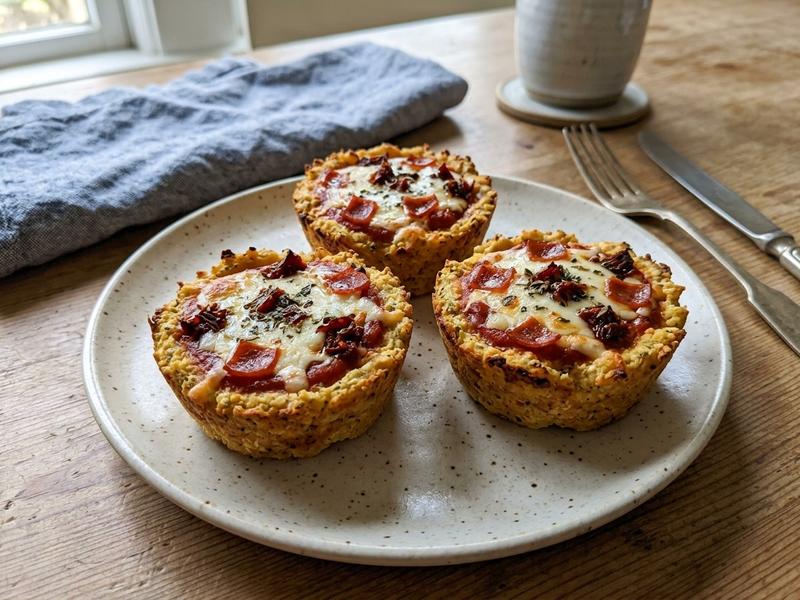 Cauliflower Pizza Cups