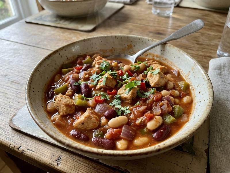 Spicy Chicken and Bean Stew