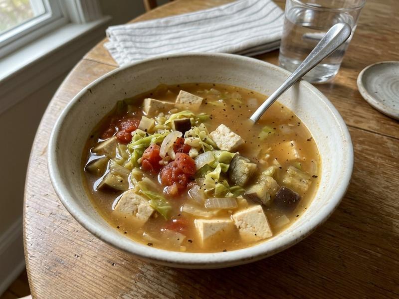 Tofu Cabbage Soup