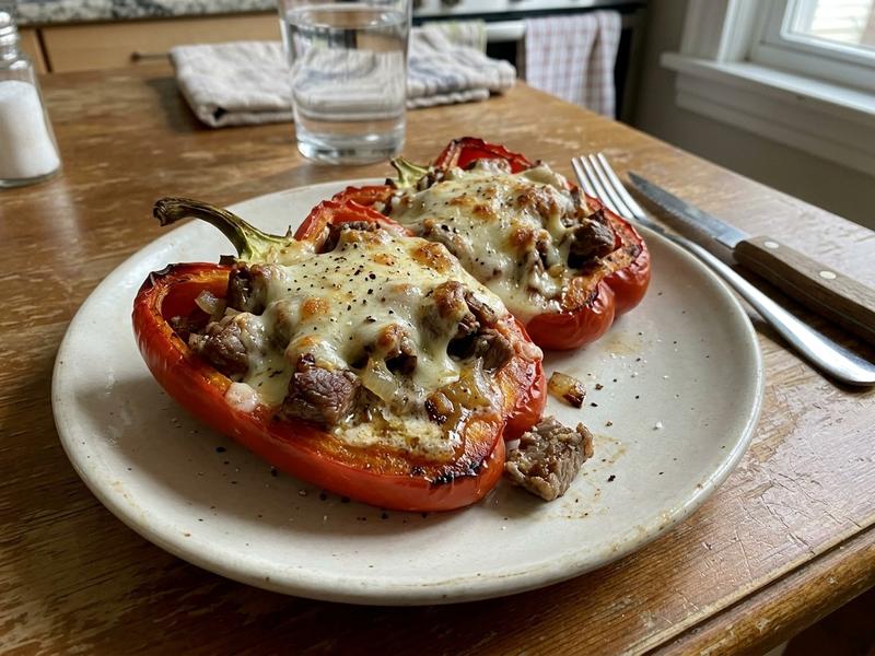 Keto Steak-Stuffed Peppers