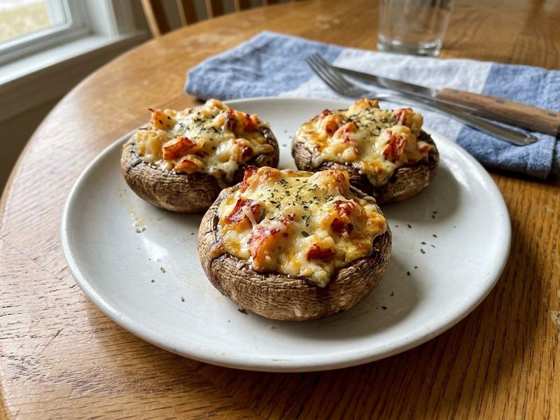 Lobster Stuffed Mushrooms