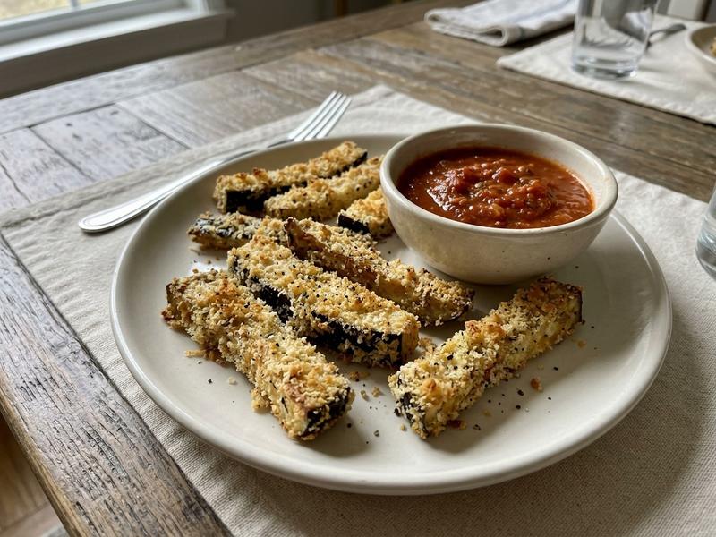 Baked Eggplant Sticks