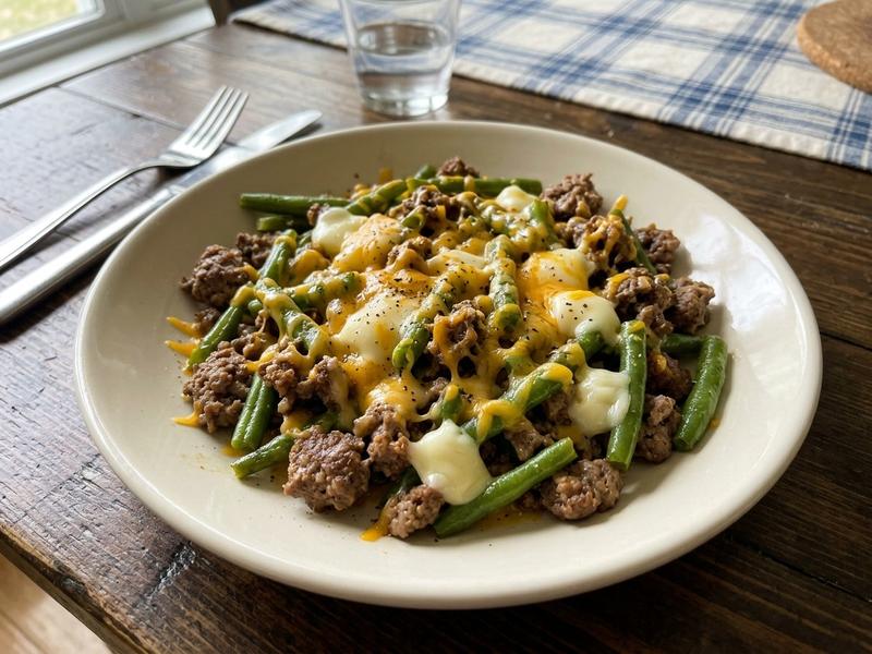 Keto Beef & Green Bean Skillet