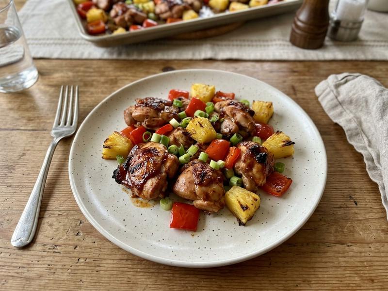 Sheet Pan Hawaiian Chicken