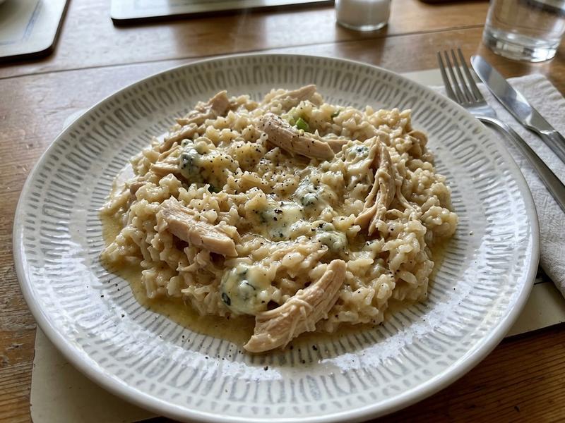 Slow Cooker Blue Cheese Chicken and Rice