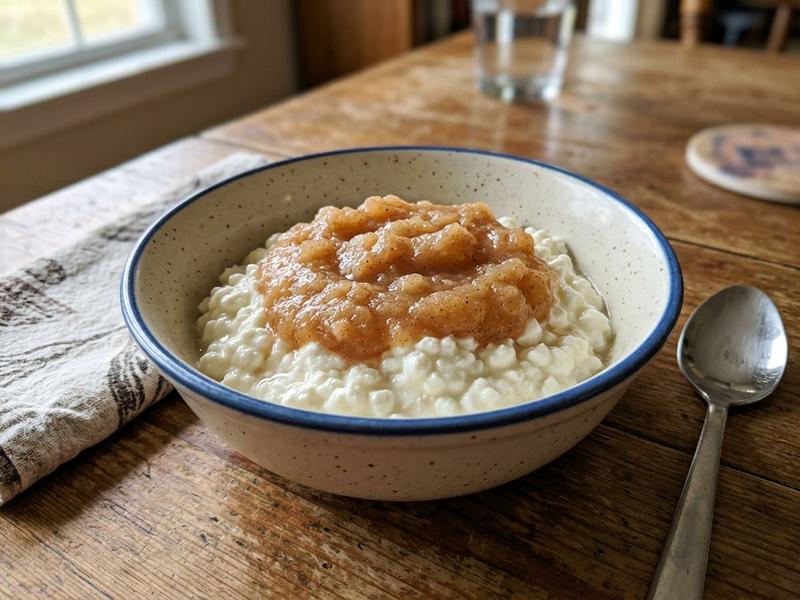 Cottage Cheese & Applesauce