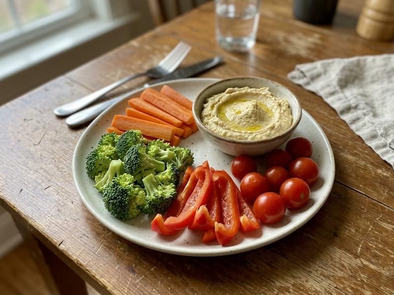Veggies with Hummus