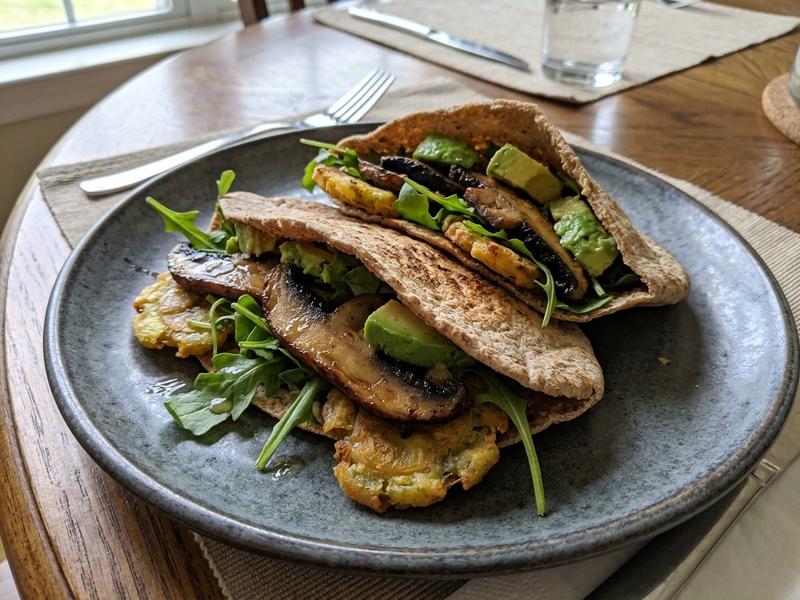 Mushroom Patacone Pita
