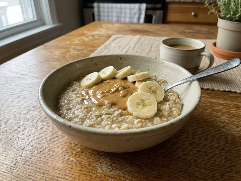 Peanut Butter Banana Oatmeal