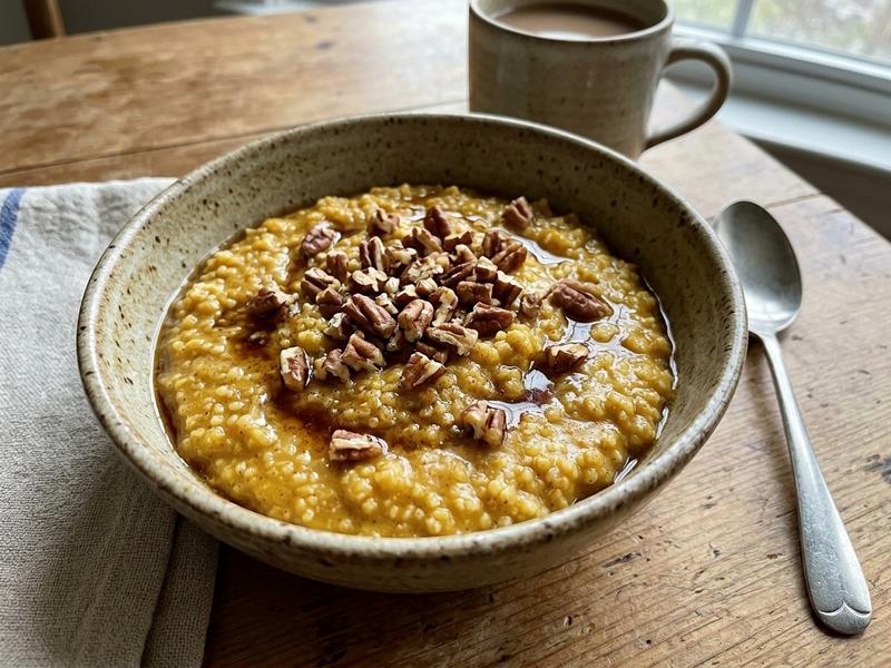 Pumpkin Pie Millet Porridge