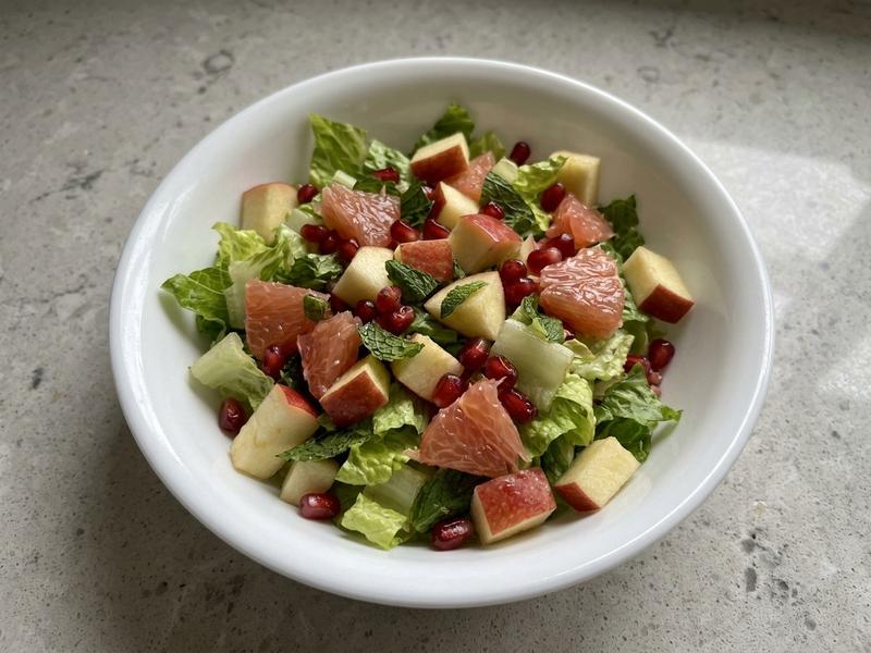Apple, Grapefruit, and Pomegranate Salad