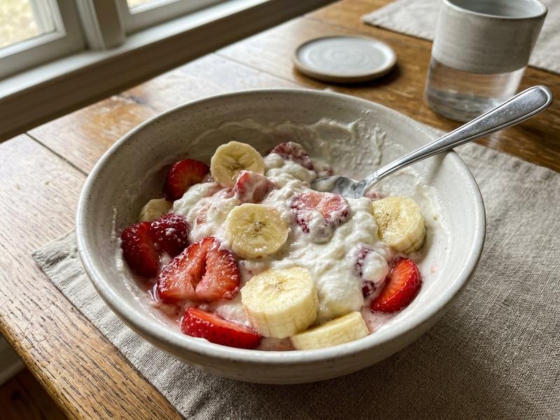 Strawberry Banana Greek Yogurt